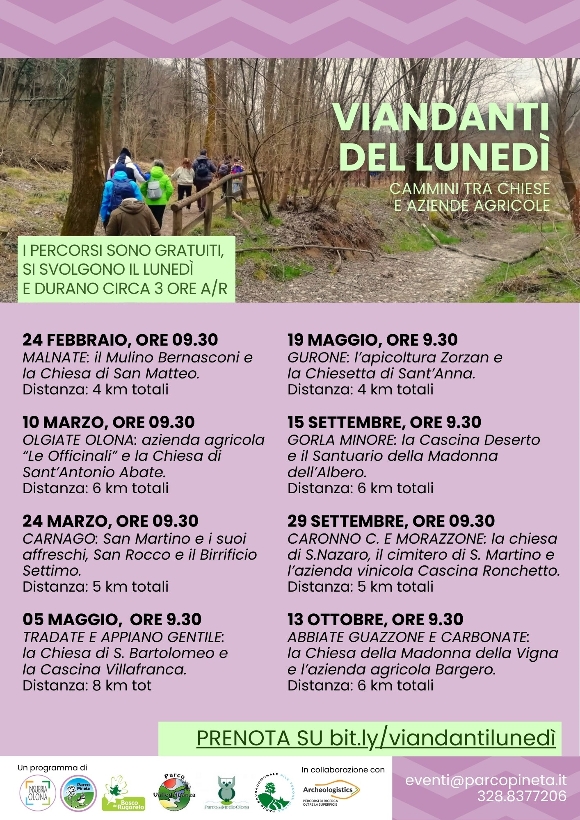 La locandina del programma