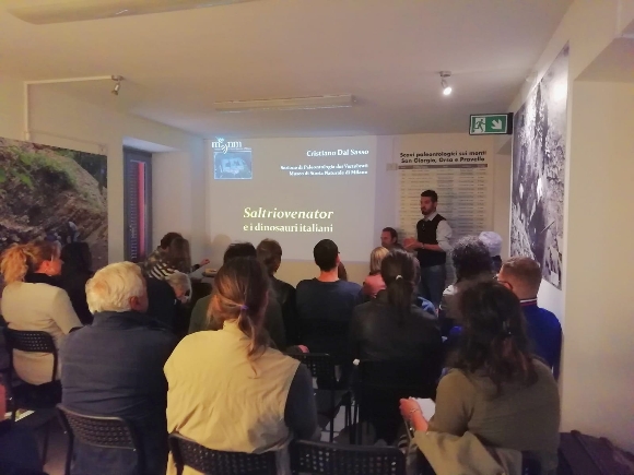 Conferenza al Museo dei fossili di Besano