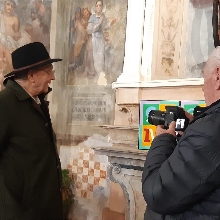 Daniele Cima presenta la pala dedicata a Santa Caterina