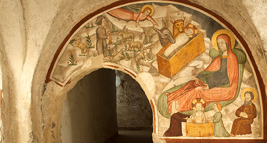 La Natività nella Cripta del Santuario